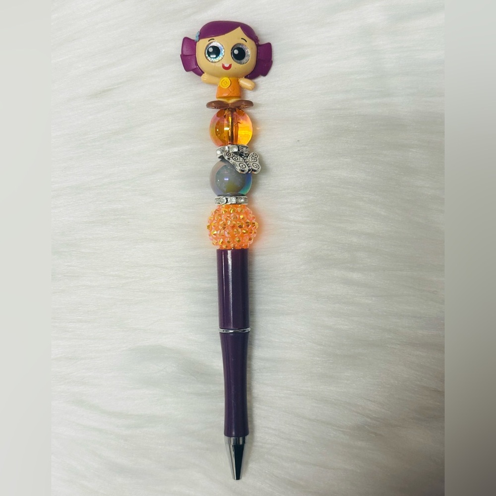 🩷🆕🩷 Handmade Bling Beaded Doorable Pens (Dolly)